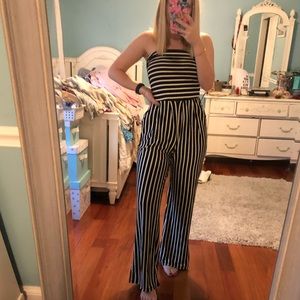Stripped jumpsuit